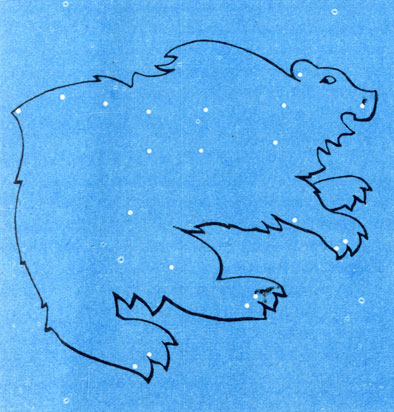 'Большая Медведица' - пример контурного созвездия